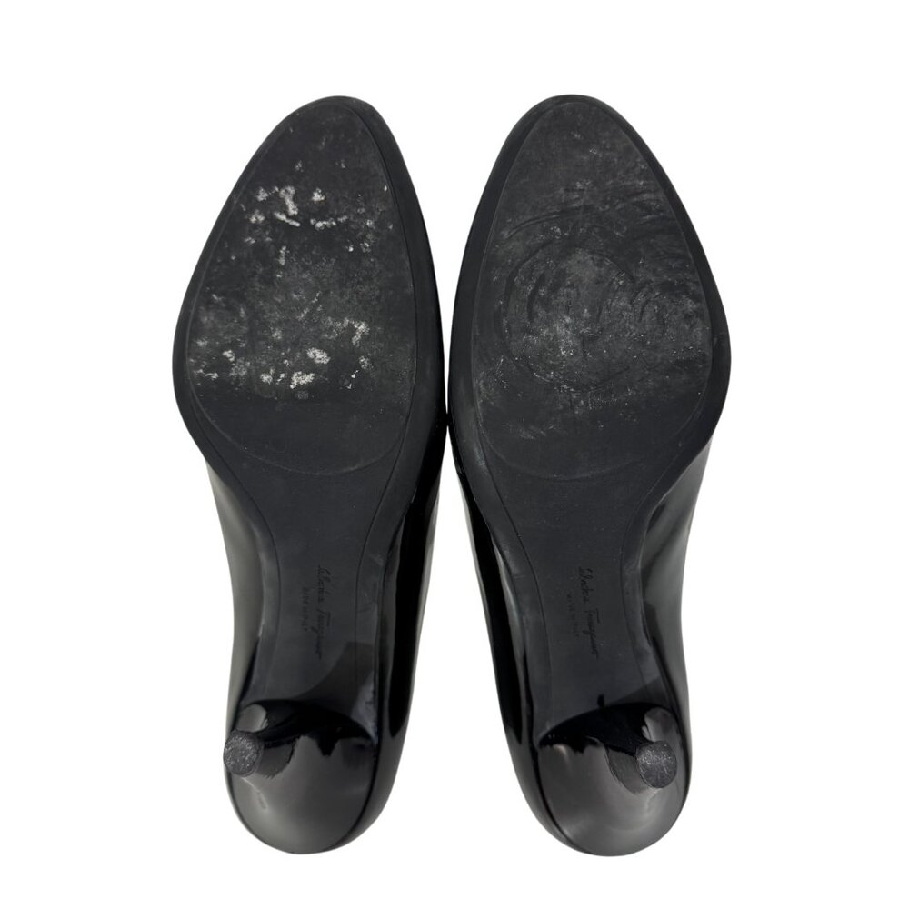 Salvatore Ferragamo Black Heels 38 - Picture 4 of 4